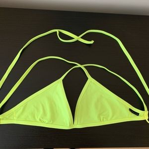 Jolyn Highlighter Yellow Triangle Top